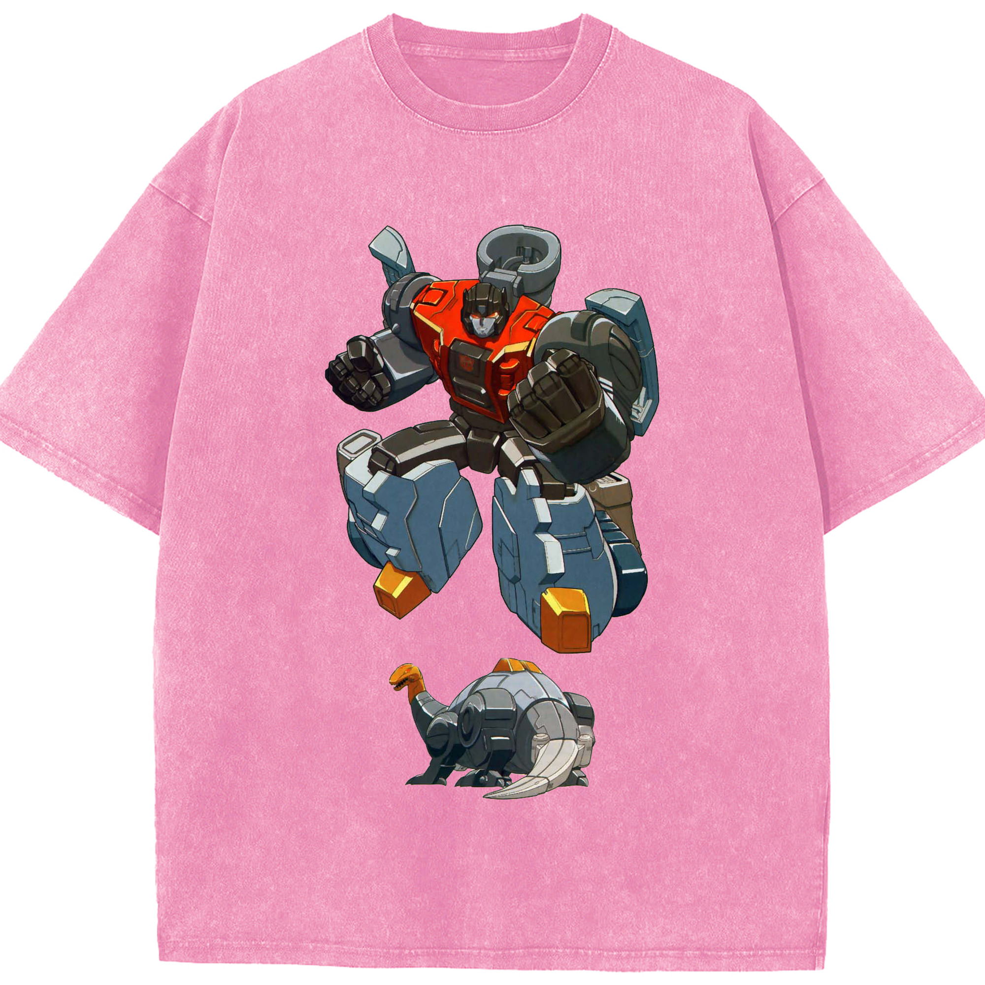 （画像用）  綿100% ヴィンテージ風 半袖Tシャツ（フロントプリント）